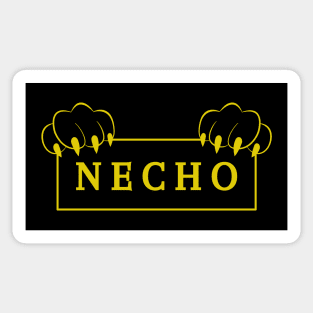 Yellow Necho Art Sticker